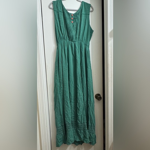 Matilda Jane Down In The Valley green maxi dress - Picture 1 of 3